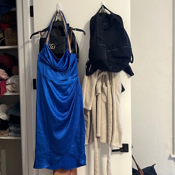 New Hello Molly MY FIERCE HEART MIDI DRESS BLUE with tags! - Picture 2 of 4